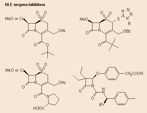 HLE inhibitors