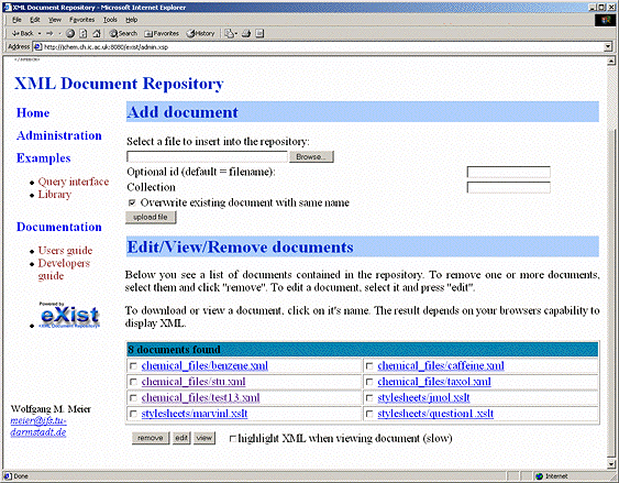 the eXist XML Repository