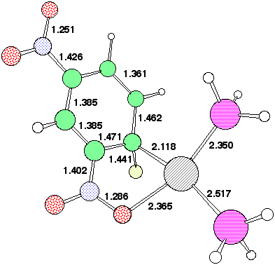 Stationary point 7 with 2,4-dinitrofluorobenzene 