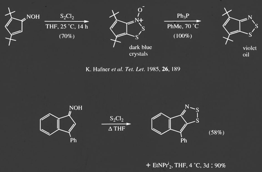 Heterocycles from Oximes and S2Cl2