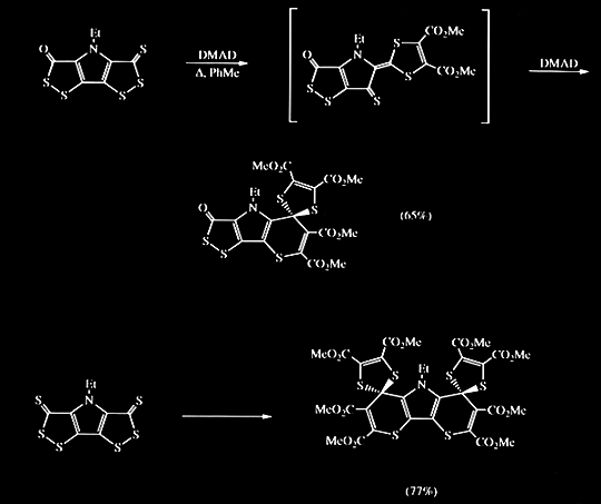 Reactions of  ethyl Scorpionine