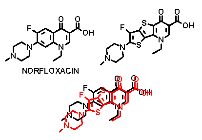 Comparison with norfloxacine