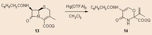 Reaction with Hg(OTFA)2