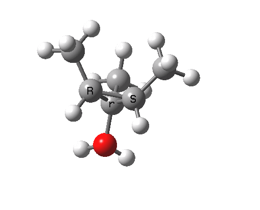 IRC for ring opening of cyclopropyl cation