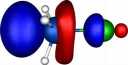 The anti-bonding sigma star molecular orbital of chlorosilane
