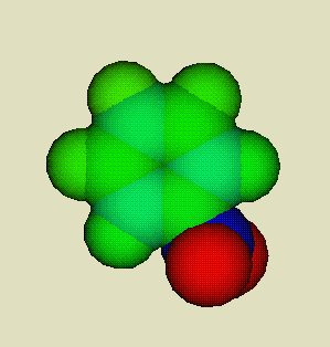 Fig. 3: Atomic hardness in nitrobenzene
